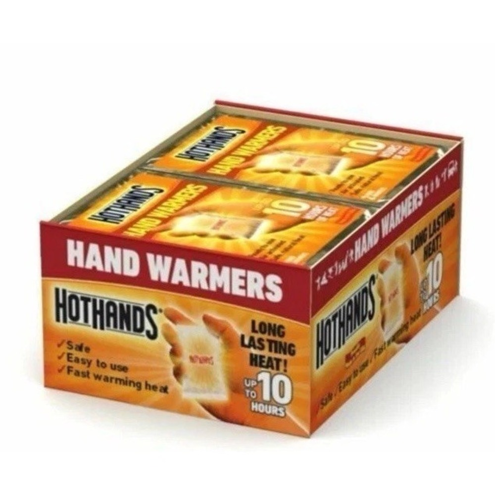 Hot Hands Hand Warmers – 40 Pack, Up to 10 Hours of Heat,Odorless  Exp  2028
